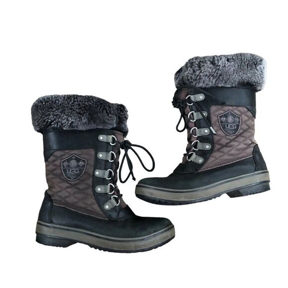 Vintage Ugg Boots Brynn Waterproof Leather boots Size 8 - Picture 8 of 8